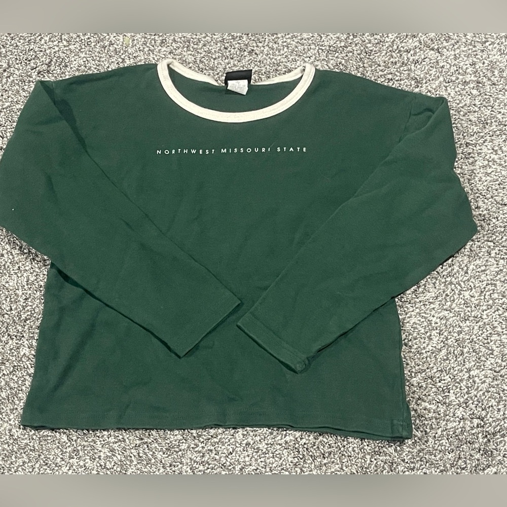 Northwest Missouri  State University Bearcats Girls Shirt Youth Large Green